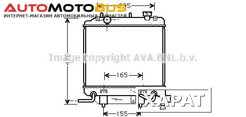 Фото Радиатор Ava MZA2166