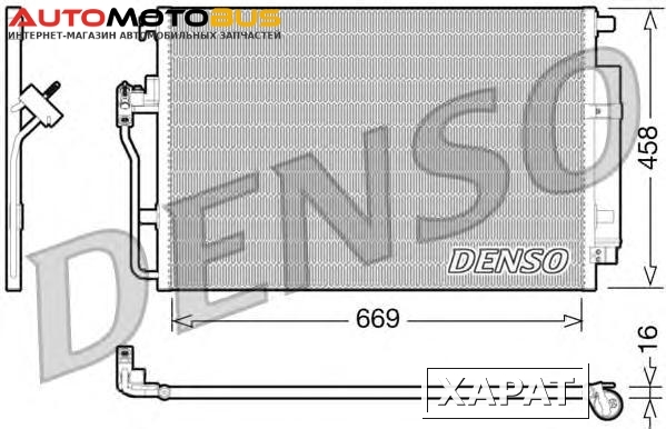 Фото Радиатор кондиционера Denso DCN17056