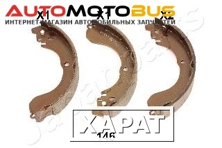 Фото Комплект тормозных колодок JAPANPARTS GF-146AF