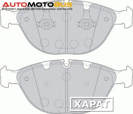 Фото Комплект тормозных колодок Ferodo FDB1618