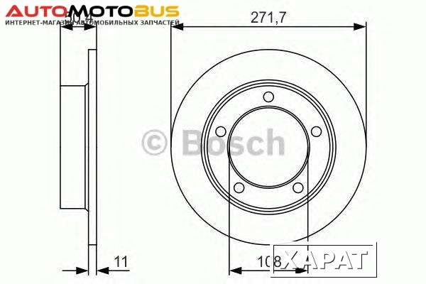 Фото Диск тормозной Bosch 0986479R73