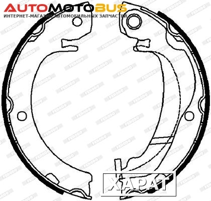 Фото Тормозные колодки дисковые FERODO FSB4036