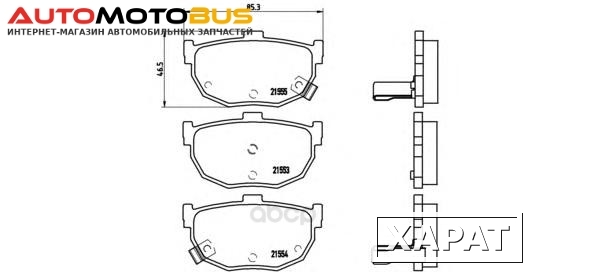 Фото Тормозные колодки барабанные Brembo P30003