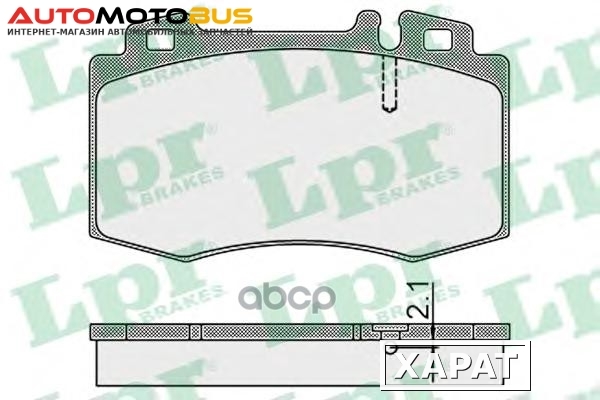 Фото Комплект тормозных колодок Lpr 05P899