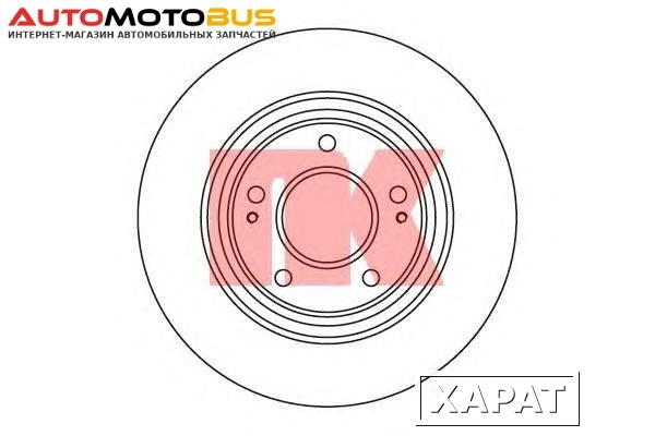 Фото Диск тормозной Nk 203046