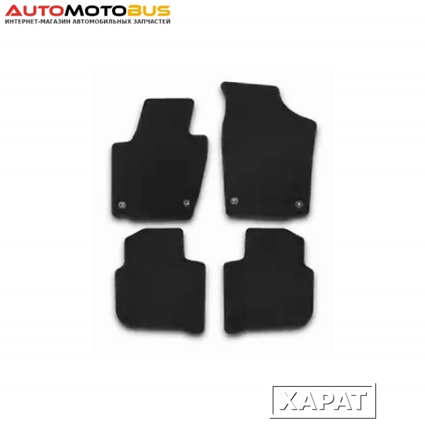 Фото Коврики в салон Klever Econom для SKODA Fabia, Fabia Scout 20074 шт. текстиль