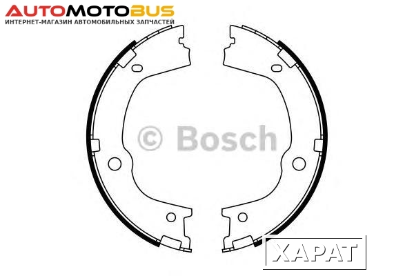 Фото Комплект тормозных колодок Bosch 0986487776