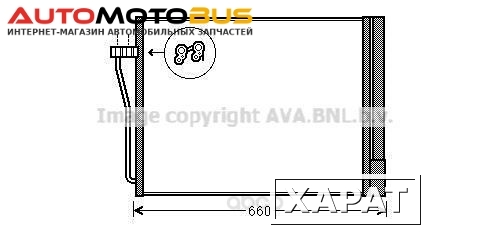 Фото Радиатор охлаждения двигателя Ava BWA5371D