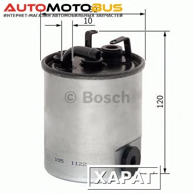 Фото Фильтр топливный Bosch F026402044