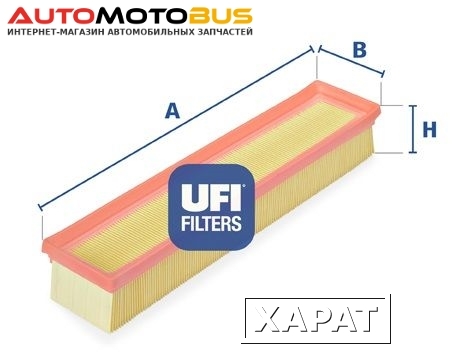 Фото Фильтр воздушный двигателя UFI 30.181.00