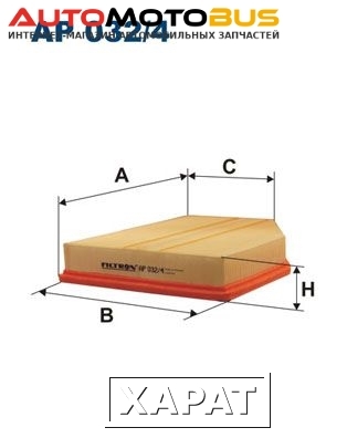 Фото Воздушный фильтр FILTRON AP0324