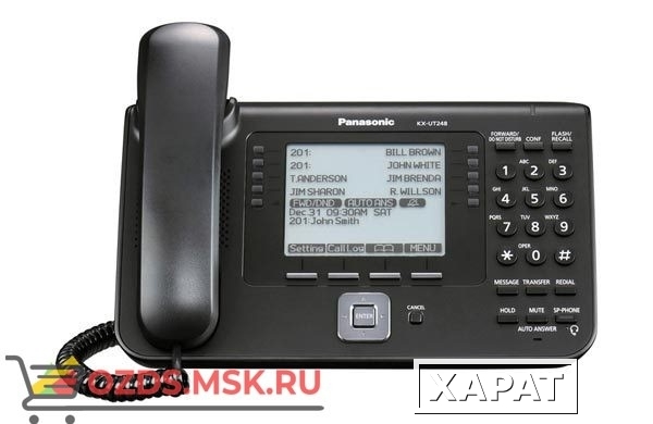 Фото Panasonic KX-UT248RU-B Проводной SIP телефон