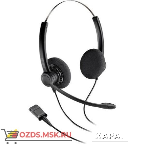 Фото Plantronics SP12-QDSP-G: Проводная гарнитура в комплекте с переходником для телефонов Generic