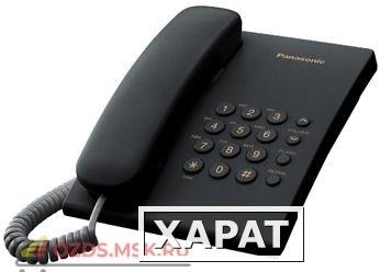 Фото Panasonic KX-TS2350RUB-(цвет черный): Проводной телефон