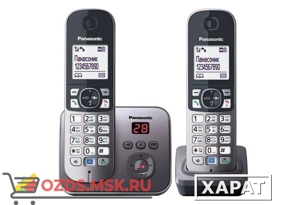 Фото Panasonic KX-TG6822RUM: Радиотелефон