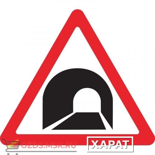 Фото Дорожный знак 1.31 Тоннель (A=900) Тип Б