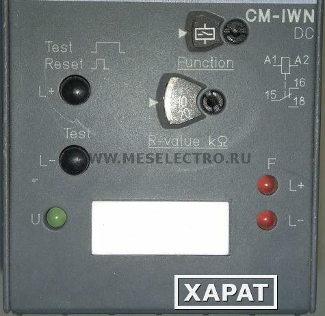 Фото Реле контроля сопротивления изоляции CM-IWN-DC (10-110кОм) питание 24- 240В AC/DC, (арт. 1SVR450065R0000)