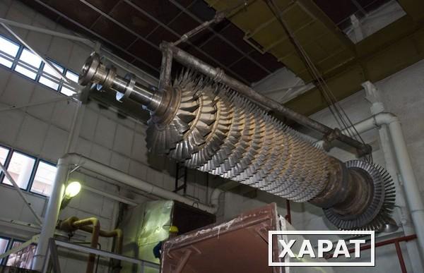 Фото Ремонт газовой турбины Siemens в условиях электростанции