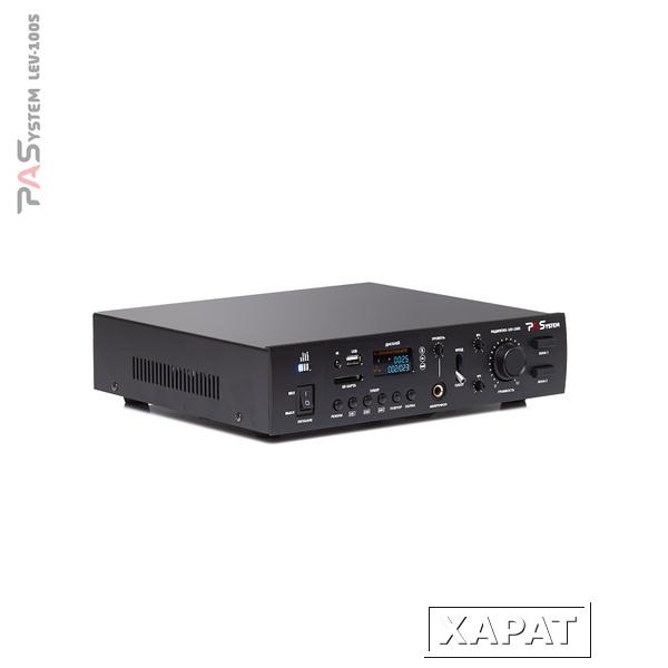 Фото Трансляционный микшер-усилитель с MP3-Bluetooth-FM PASystem LEV-100S