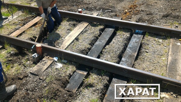 Фото Ремонт железнодорожных тупиков в Красноярске