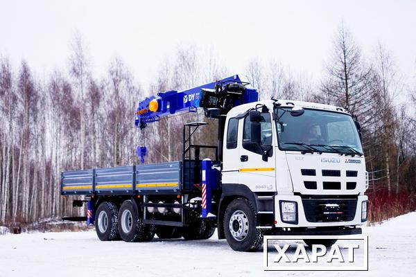 Фото Манипулятор ISUZU CYZ52T-514, стрела 11 тонн, борт 20 тонн