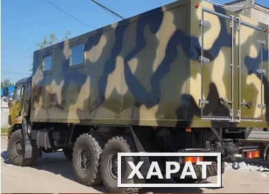 Фото Грузопассжирский  вахтовый автобус  КАМАЗ 43118 для  рыбалки  и охоты