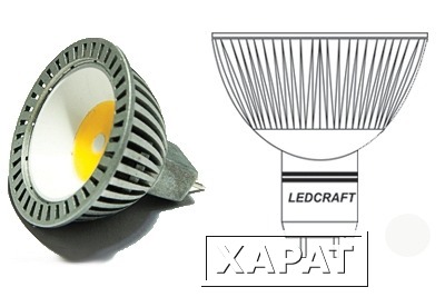 Фото Светодиодная лампа LC-120-MR16-GU5.3-3-W холодный белый
