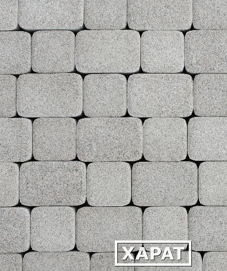 Фото Тротуарная плитка Выбор Классико Гранит 40 мм 2 камня Белая