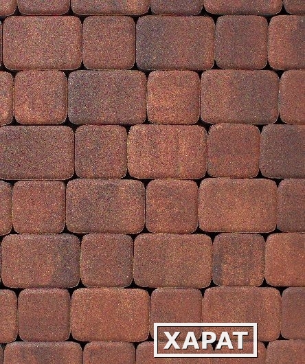 Фото Тротуарная плитка Выбор Классико Гладкий Листопад, 40 мм 2 камня Арабская ночь