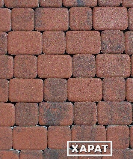 Фото Тротуарная плитка Выбор Классико Гладкий Листопад, 40 мм 2 камня Клинкер