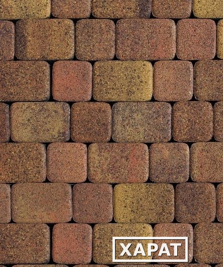 Фото Тротуарная плитка Выбор Классико Гранит Листопад 40 мм, 2 камня Саванна