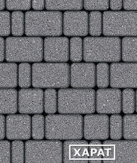 Фото Тротуарная плитка Выбор Классико Гранит 60 мм 3 камня Серая