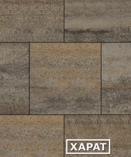 Фото Тротуарная плитка Выбор Квадрум Искусственный камень 60 мм 500х500 Базальт