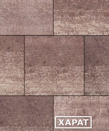 Фото Тротуарная плитка Выбор Квадрум Искусственный камень 60 мм 500х500 Плитняк