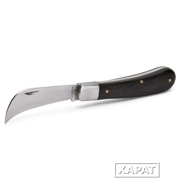 Фото НМ-05 Нож монтерский малый складной с изогнутым лезвием