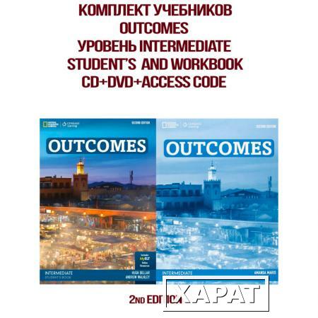 Фото Комплект учебников Outcomes (2nd Edition). Intermediate. Student's Book + Workbook + Access Code
