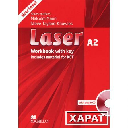 Фото Laser. A2. Workbook with key (+CD)