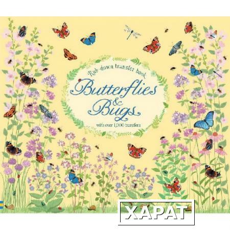 Фото Rub-Down Transfer Book Butterflies and Bugs