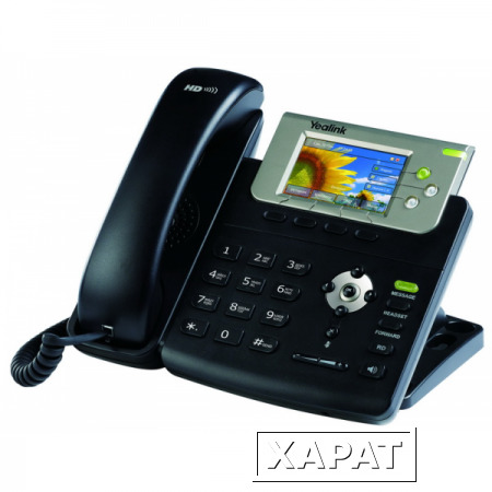 Фото SIP-T32G SIP-телефон, цветной экран, 3 линии, PoE, GigE