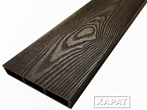 Фото Доски для грядки из ДПК NauticPrime Wood с 3D рисунком 0,15 х 4,0 м