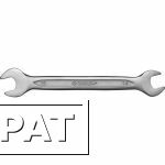 Фото Ключ ЗУБР "МАСТЕР" гаечный рожковый, Cr-V сталь, хромированный, 14х15мм