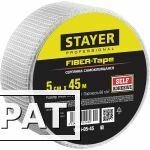 Фото Серпянка самоклеящаяся FIBER-Tape, 5 см х 45м, STAYER Professional 1246-05-45