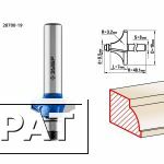 Фото Фреза кромочная калевочная №1, D= 19мм, рабочая длина-7мм, радиус-3,2мм, хв.-8мм, d-9,5 мм, ЗУБР Профессионал