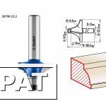 Фото Фреза кромочная калевочная №1, D= 22,2мм, рабочая длина-9мм, радиус-4,8мм, хв.-8мм, d-9,5 мм, ЗУБР Профессионал