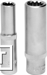 Фото Головка торцевая глубокая MultiProf  1/4"DR, 6 мм