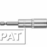 Фото Бита KRAFTOOL "EXPERT" с торцовой головкой, удлиненная, Cr-V, хвостовик E 1/4", 12мм