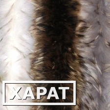 Фото Меховые опушки Енот, окрашенного в однотонный цвет