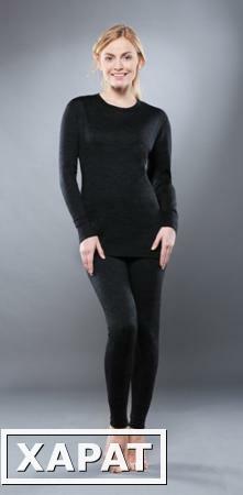 Фото Комплект женского термобелья Guahoo: рубашка + лосины (351-S/BK / 351-P/BK) (52528)