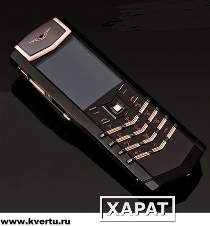 Фото VERTU SIGNATURE S DESING BLACK RED GOLD