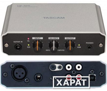 Фото USB аудио/MIDI интерфейс TASCAM US-100